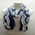 Cotton Printed Stole - Royal Blue